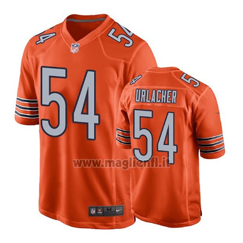 Maglia NFL Game Chicago Bears Brian Urlacher Arancione Alternate